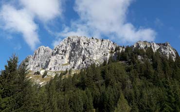 Bergmassiv im Tannheimer Tal, Tirol, Alpen