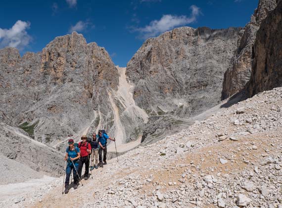 Wandergruppe Alpen