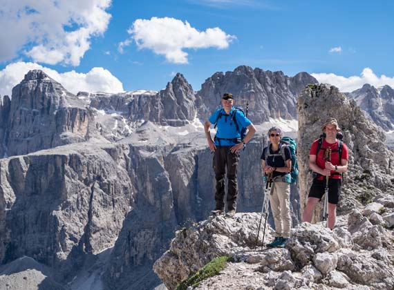 Wandergruppe Alpen