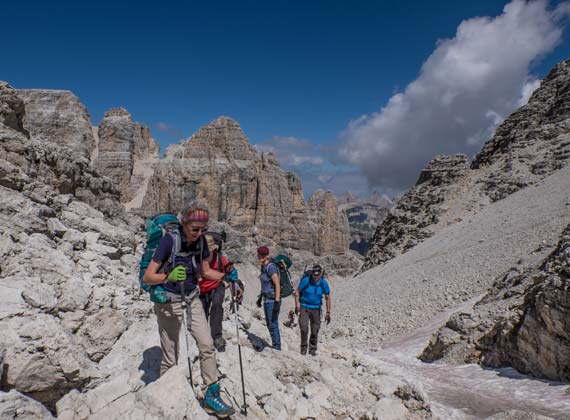 Wandergruppe Alpen