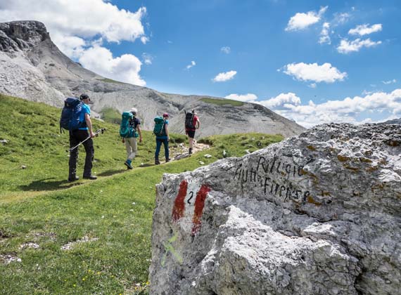 Wandergruppe Alpen