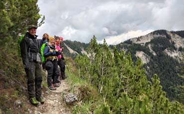 Gruppe in den Bergen