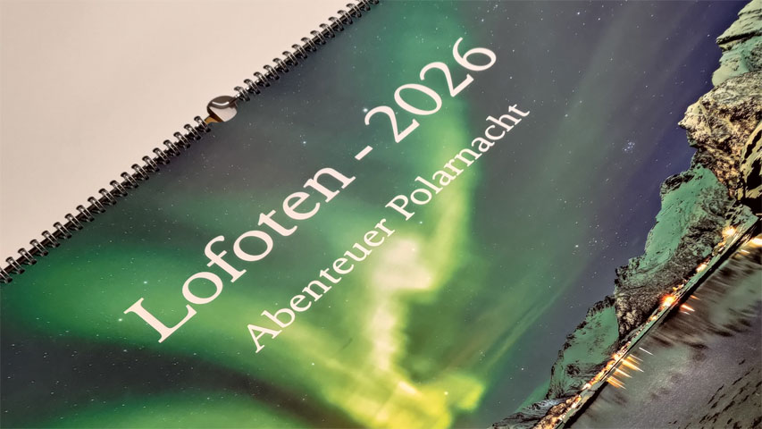 Deckblatt Foto-Wandkalender Lofoten 2026