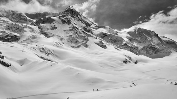 April: Ober Gabelhorn