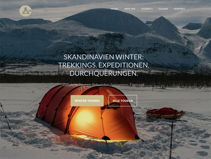 Geführte Abenteuertouren in Skandinavien